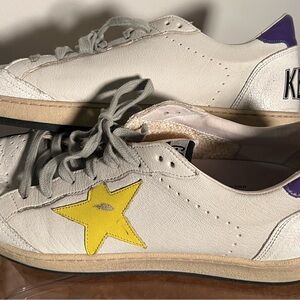 Golden Goose White and Yellow Star Sneakers!